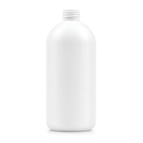 500ml White HDPE Boston Bottle 24/410 mm, is a versatile and durable packaging solution, perfect for a variety of liquids such as lotions, shampoos, and household cleaning products.