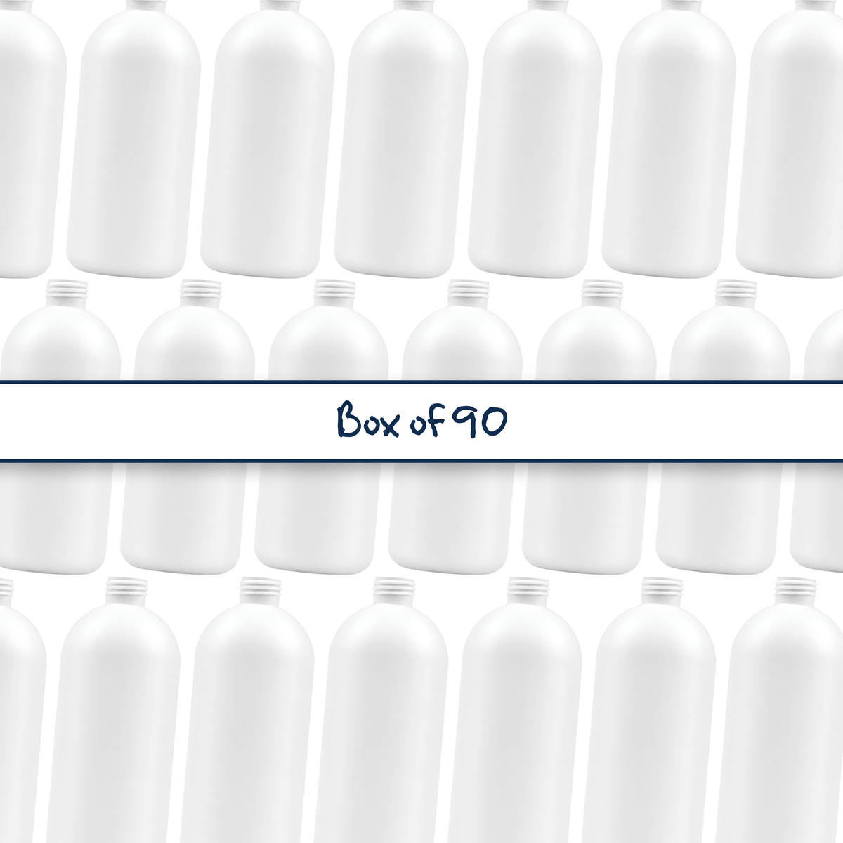 500ml White HDPE Boston Bottle 24/410 mm, is a versatile and durable packaging solution, perfect for a variety of liquids such as lotions, shampoos, and household cleaning products.