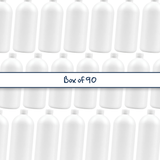 500ml White HDPE Boston Bottle 24/410 mm, is a versatile and durable packaging solution, perfect for a variety of liquids such as lotions, shampoos, and household cleaning products.