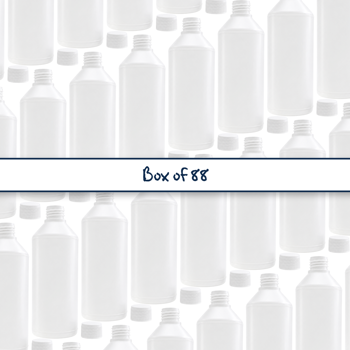 white HDPE bottle is ideal for the packaging and storage of chemical products like cleaning agents