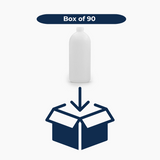 500 ml HDPE Boston Bottle (24 mm neck) - No Closure - Natural