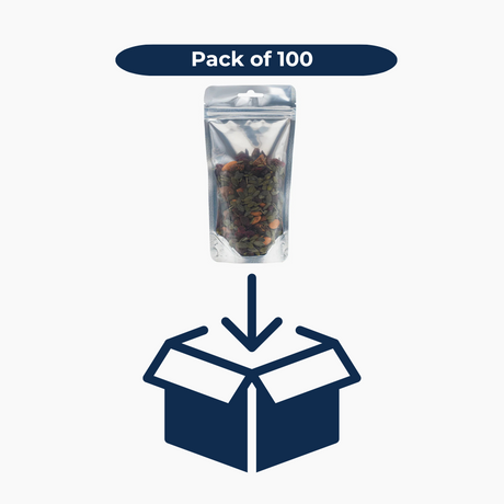 500 ml Stand-Up Pouch (Zipper) - Metallic Clear