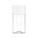 This is a 50ml Clear PET Sharp Cylindrical Bottle with 20/415 neck size; Comes complete with a lid and inner dropper plug.