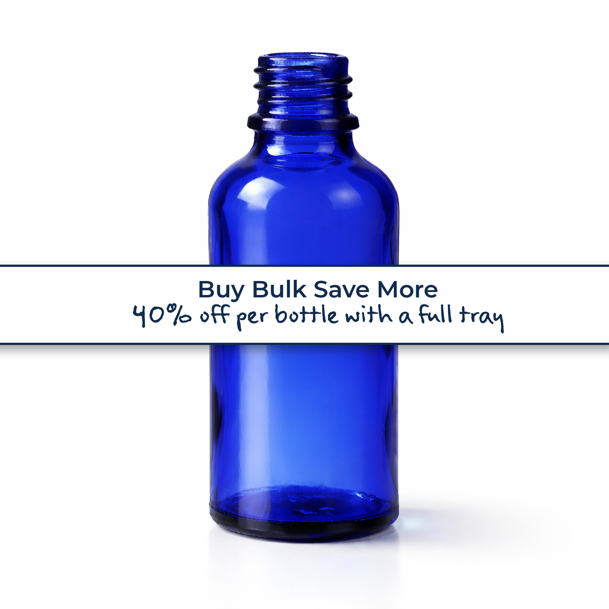Buy bulk save more, blue 50ml glass dropper bottle, empty cosmetic packaging for serums, oils and skincare formulations