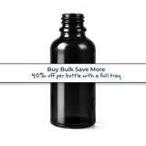 Buy bulk save more, black 50ml glass dropper bottle, empty cosmetic packaging for serums, oils and skincare formulations