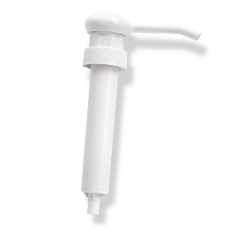 5 L long spout dispenser pump for jerry cans, ideal for controlled dispensing of liquid chemicals, detergents and personal care products