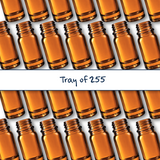 collection of 5ml amber glass dropper bottles, empty cosmetic packaging for serums, oils and skincare formulations