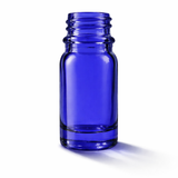 5ml  blue glass dropper bottle, empty cosmetic packaging for serums, oils and skincare formulations