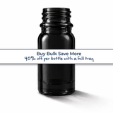 Buy bulk save more 5ml black glass dropper bottle, empty cosmetic packaging for serums, oils and skincare formulations