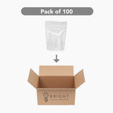 750ml Stand-Up Pouches (Zipper) - Clear - Pack of 100