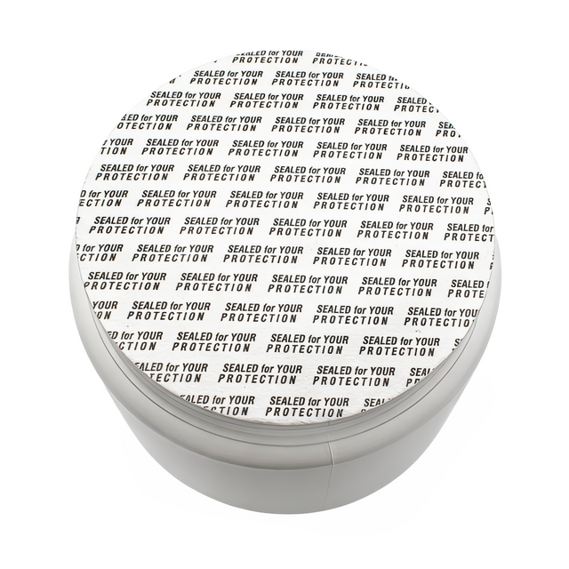 83mm Pressure-Sensitive Seal designed for 85mm neck HDPE jars in 250g, 500g, and 750g sizes. Provides a secure, reliable seal with easy pressure-sensitive application.