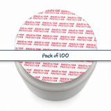 Bulk Pack of 100 Heat induction seals - 83mm