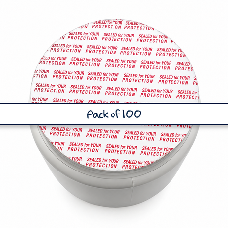 Bulk Pack of 100 Heat induction seals - 83mm