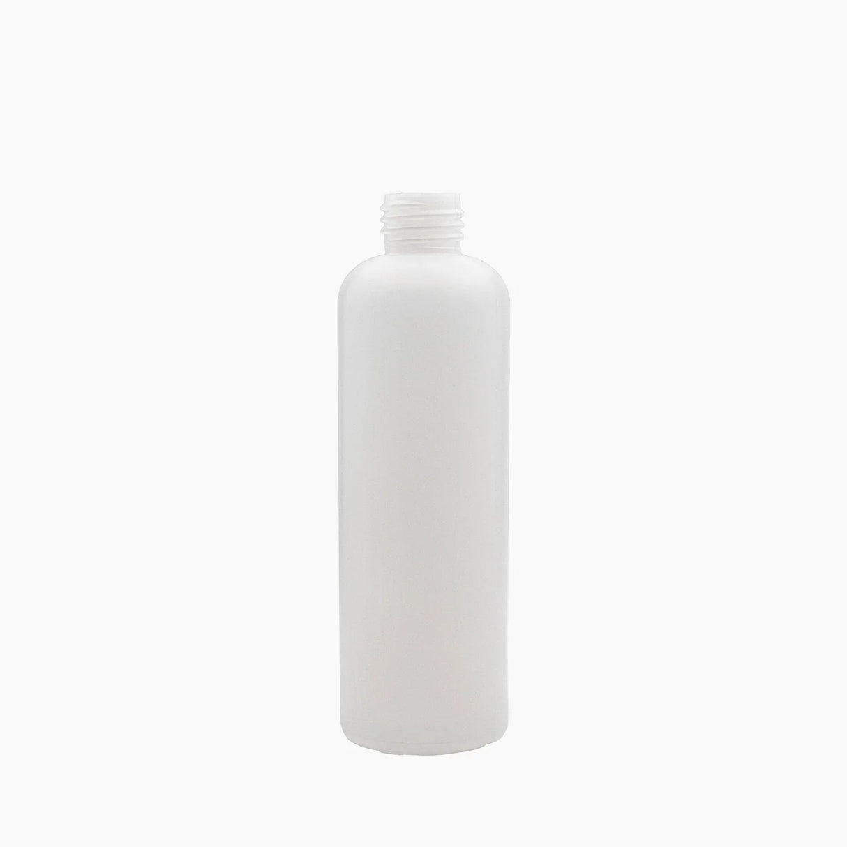 125ml HDPE Boston Tall Bottle (24mm neck) - No Closure - Natural