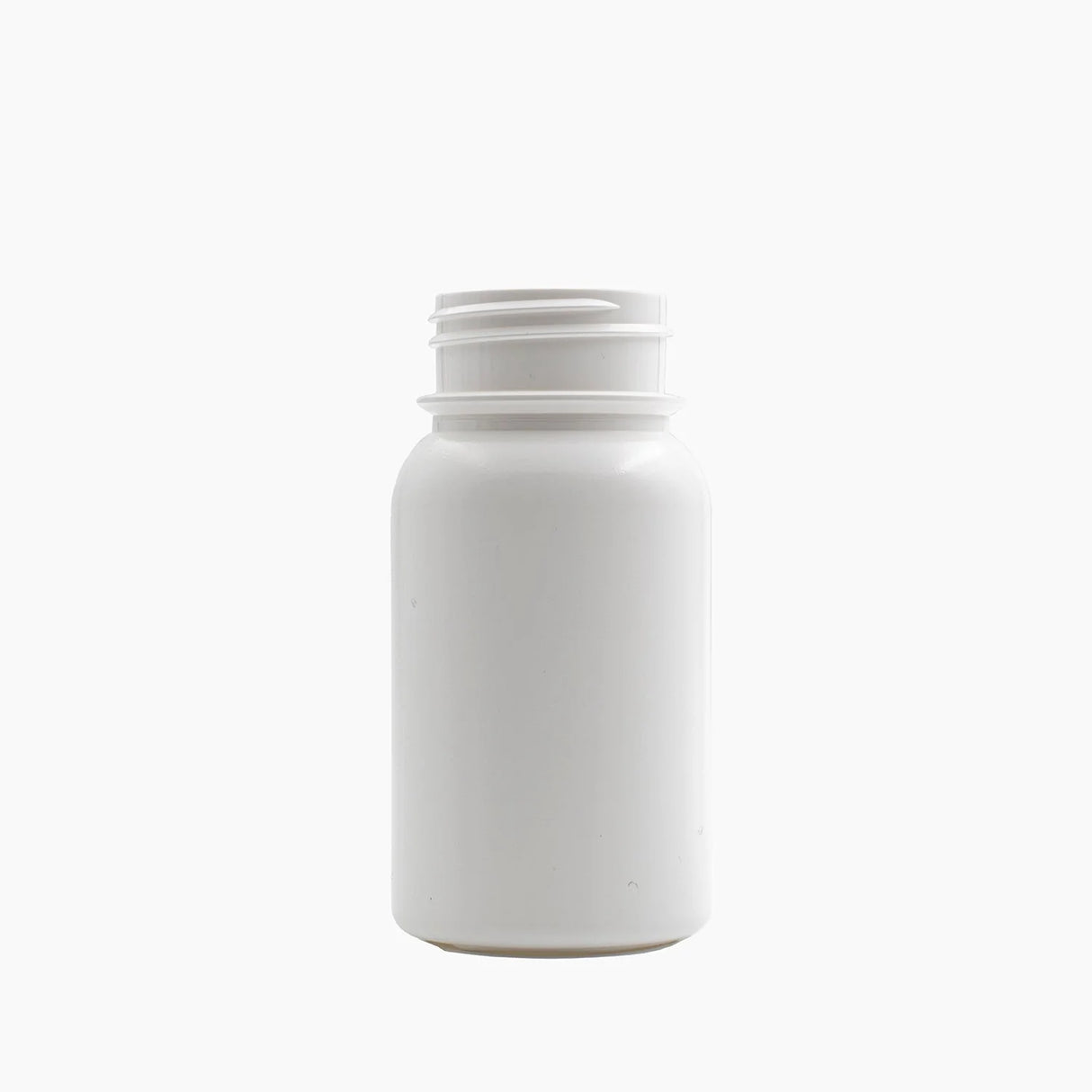 125ml HDPE Tablet Container (38mm neck) - No Closure - White