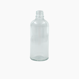 100ml Glass Dropper Bottle (18mm neck) - No Closure - Clear