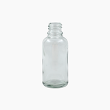 30ml Glass Dropper Bottle (18mm neck) - No Closure - Clear