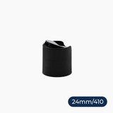 Disc Top Cap (24 mm) - Black