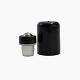 18mm Roller Ball with Cap - Black