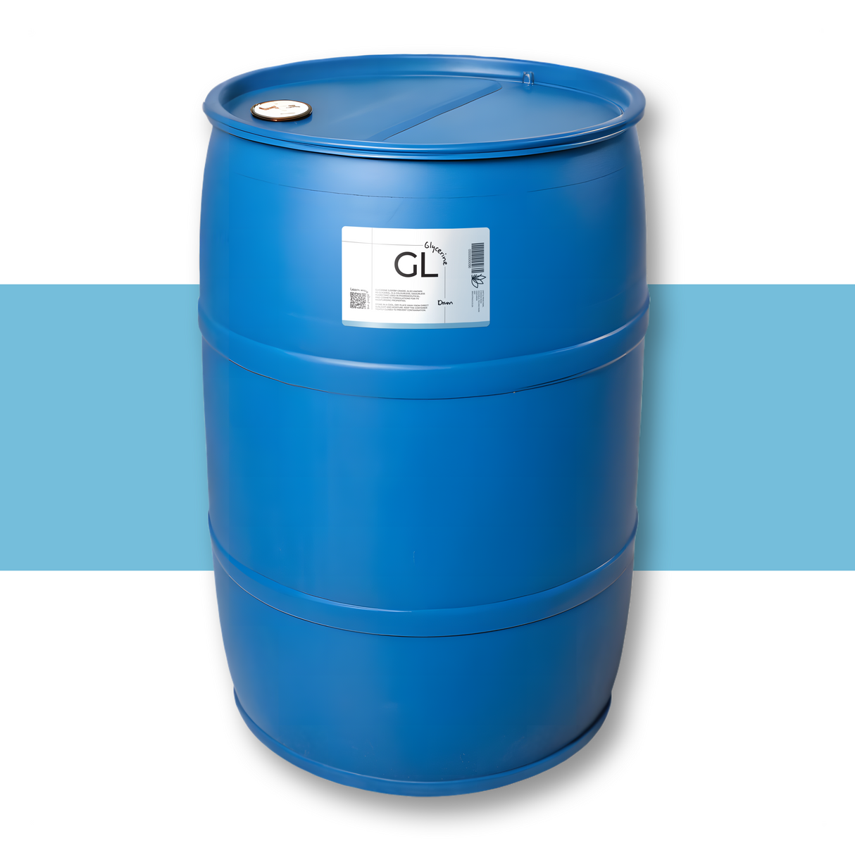 Glycerine USP BP Grade cosmetic liquid, colourless and odourless humectant used in skincare, soaps, and formulations for moisturising and hydration