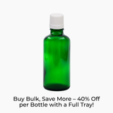 50ml Glass Dropper Bottle (18mm neck) - No Closure - Green