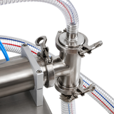 Horizontal Pneumatic Liquid Filling Machine (100-1000ml ) - Single Nozzle Precision Filler