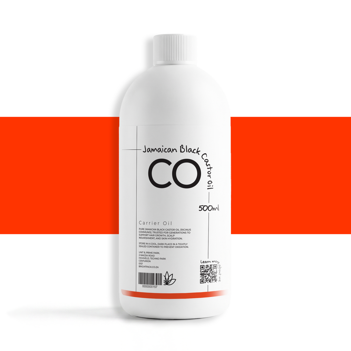 500ml Jamaican Black Castor Oil cosmetic oil, rich and thick oil used for promoting hair growth, strengthening hair, moisturising scalp, and hydrating skin