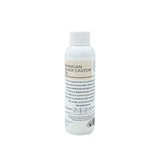 White 100ml bottle of Jamaican Black Castor Oil on a white background
