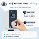 Overview of overhead stirrer and the speed guide