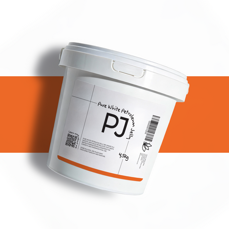 4.5Kg Pure White Petroleum Jelly BP Grade, smooth semi-solid petrolatum used in skincare, pharmaceuticals, and personal care for protection and hydration.