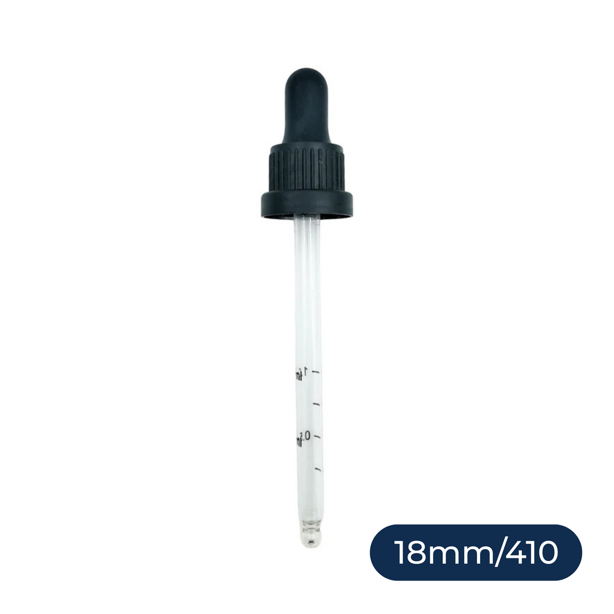 Pipette Dropper Cap (18 mm) - For 100 ml  Glass Bottle