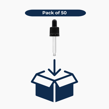 Pipette Dropper Cap (18 mm) - For 20 ml Glass Bottle