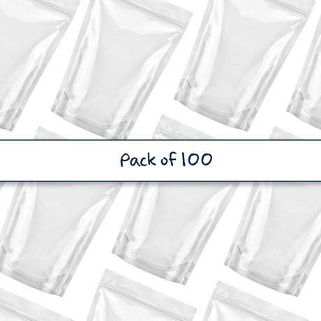 750ml Stand-Up Pouch Clear with Resealable Zipper SALE