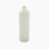 500ml HDPE Boston Tall (24mm neck) - No Closure - Natural