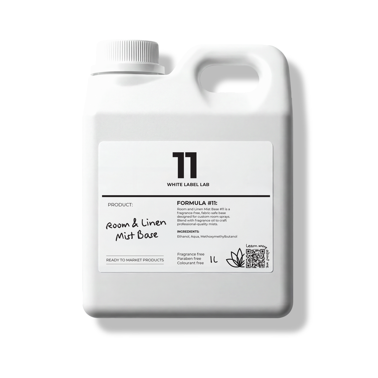 1 L jerry can of Brightpack room and linen mist for fragrance and home-care brands.