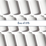 Multiple Solid White bottles arranged in a pattern with 'Box of 153' text.