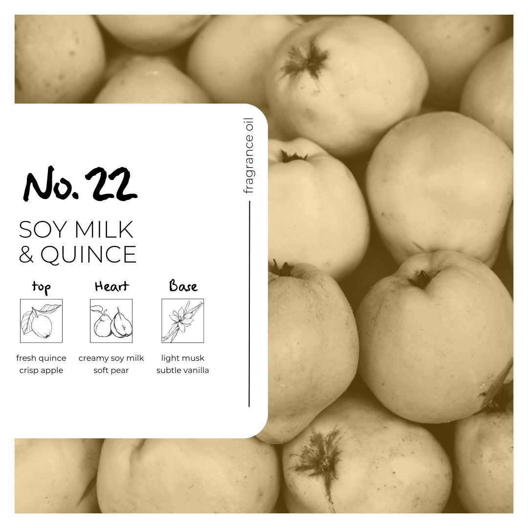 Soy Milk & Quince Fragrance Oil (Hypoallergenic)