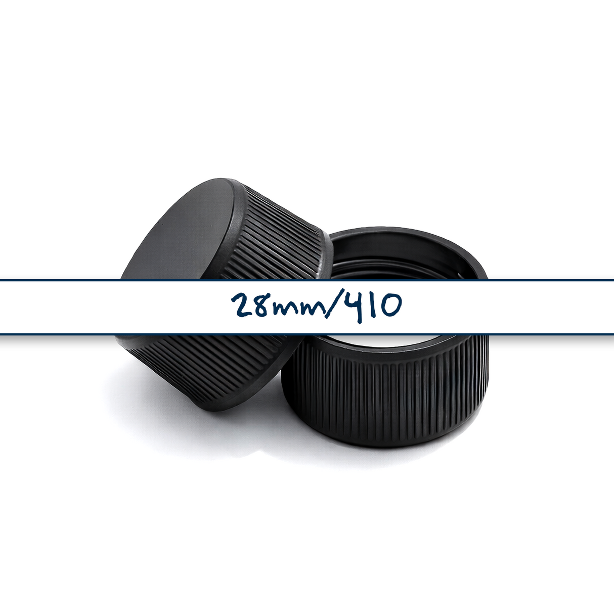 28 mm standard cap with EPE liner for plastic bottles, suitable for cosmetic, personal care and liquid packaging