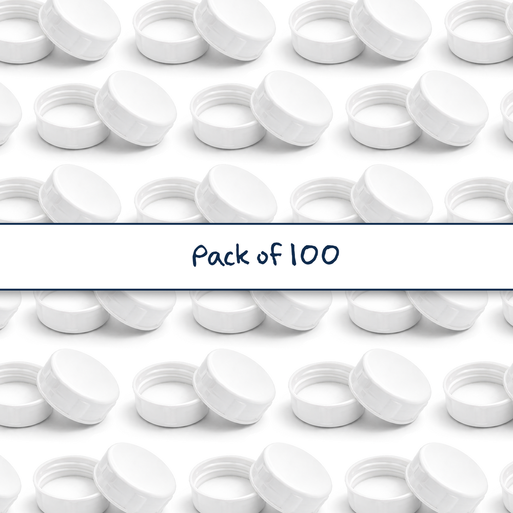 Container Cap Tablet Container Cap with EPE Liner (38 mm) - White – Bright Packaging ...