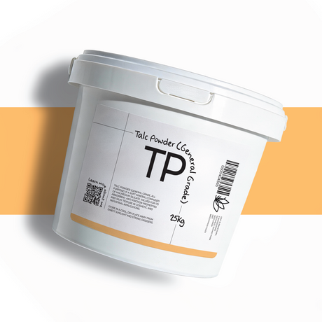 25Kg Talc Powder cosmetic grade, smooth white mineral used in body powders, skincare, and formulations for moisture absorption and silky texture