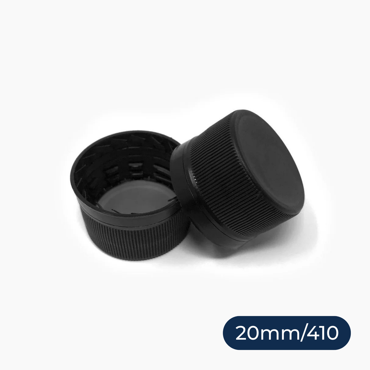 Tamper Evident Cap (20 mm) - Black