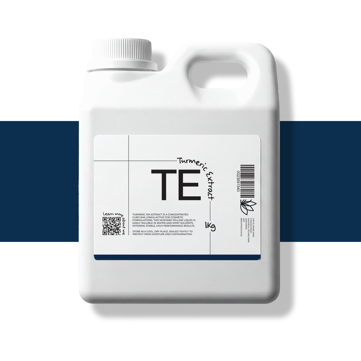 1Kg Turmeric 10 percent Extract in bottle, Curcuma longa liquid for brightening skincare, antioxidant protection, and cosmetic formulations