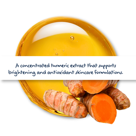 100g Turmeric 10 percent Extract in bottle, Curcuma longa liquid for brightening skincare, antioxidant protection, and cosmetic formulations