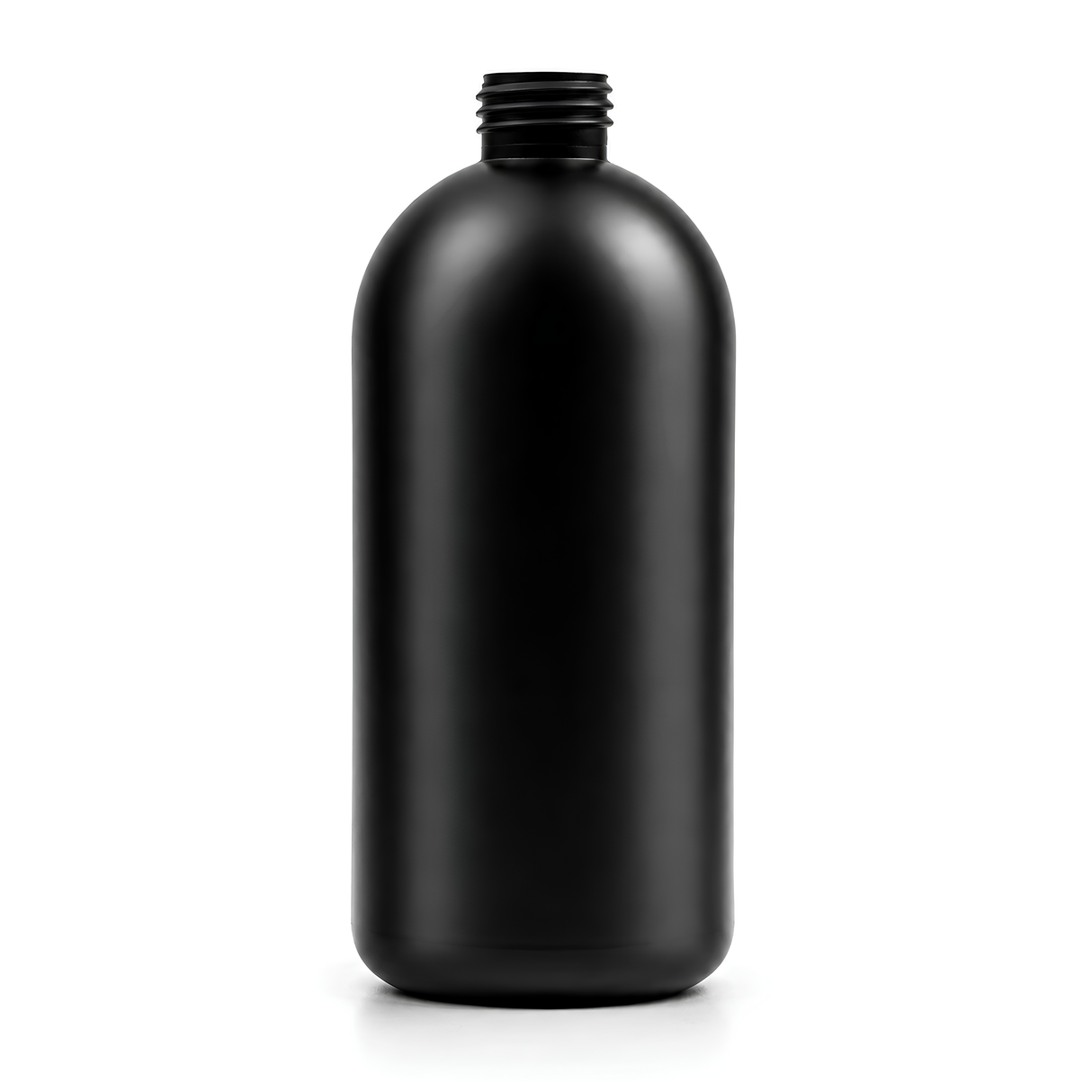 500ml Black HDPE Boston Bottle 24/410 mm is a robust and versatile packaging solution, perfect for a variety of liquids, including shampoos, conditioners, and cleaning solutions.