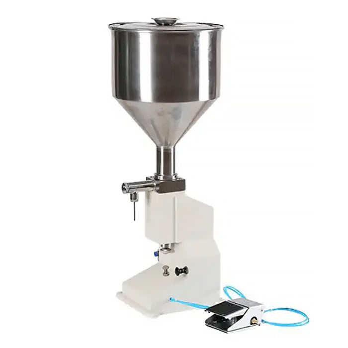 A02 pneumatic filling machine slightly tilted front angle