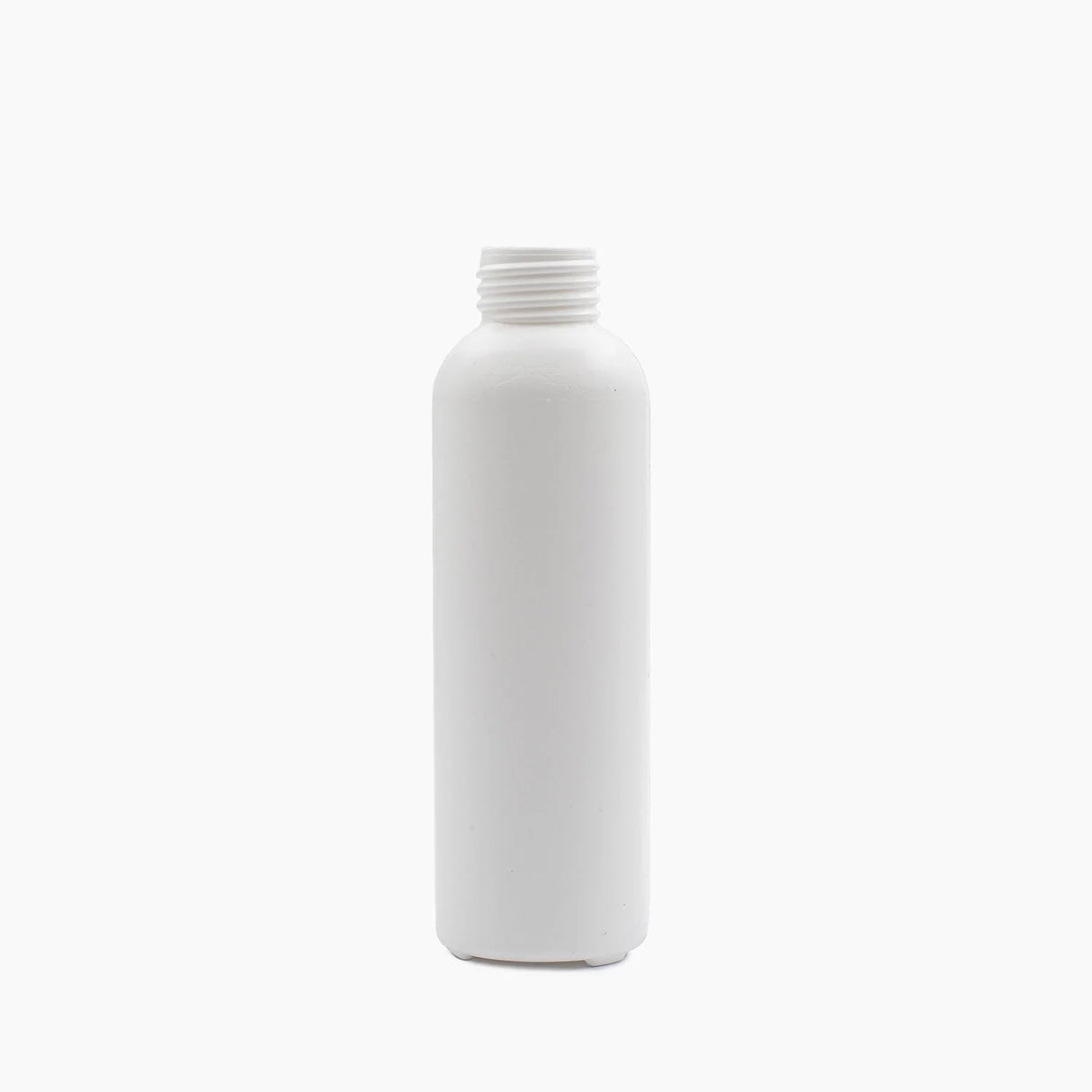 125ml HDPE Boston Tall Bottle (24mm neck) - No Closure - White
