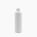 125ml HDPE Boston Tall Bottle (24mm neck) - No Closure - White