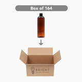 300ml PET Boston Tall Bottle (24mm neck) - No Closure - Amber