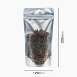 500 ml Stand-Up Pouch (Zipper) - Metallic Clear