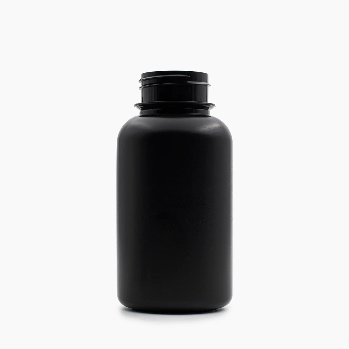 250ml HDPE Tablet Container (38mm neck) - No Closure- Black